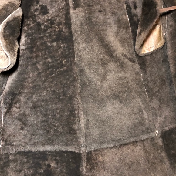 Wolff Teddy Fur Authentic Sheepskin Brown Women’s Coat Jacket 8 - Picture 5 of 7